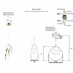 Acheter 😉 HOMEMANIA Lampe à Suspension Remena - Gris - 45 x 25 x 145 cm 🛒 -Atmosphera Soldes 8699508184774 3