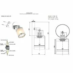 Acheter 🌟 HOMEMANIA Lampe murale Algo - Gris - 8 x 9,6 x 20 cm ✔️ 8 Acheter 🌟 HOMEMANIA Lampe murale Algo - Gris - 8 x 9,6 x 20 cm ✔️ -Atmosphera Soldes 8699508184866 3