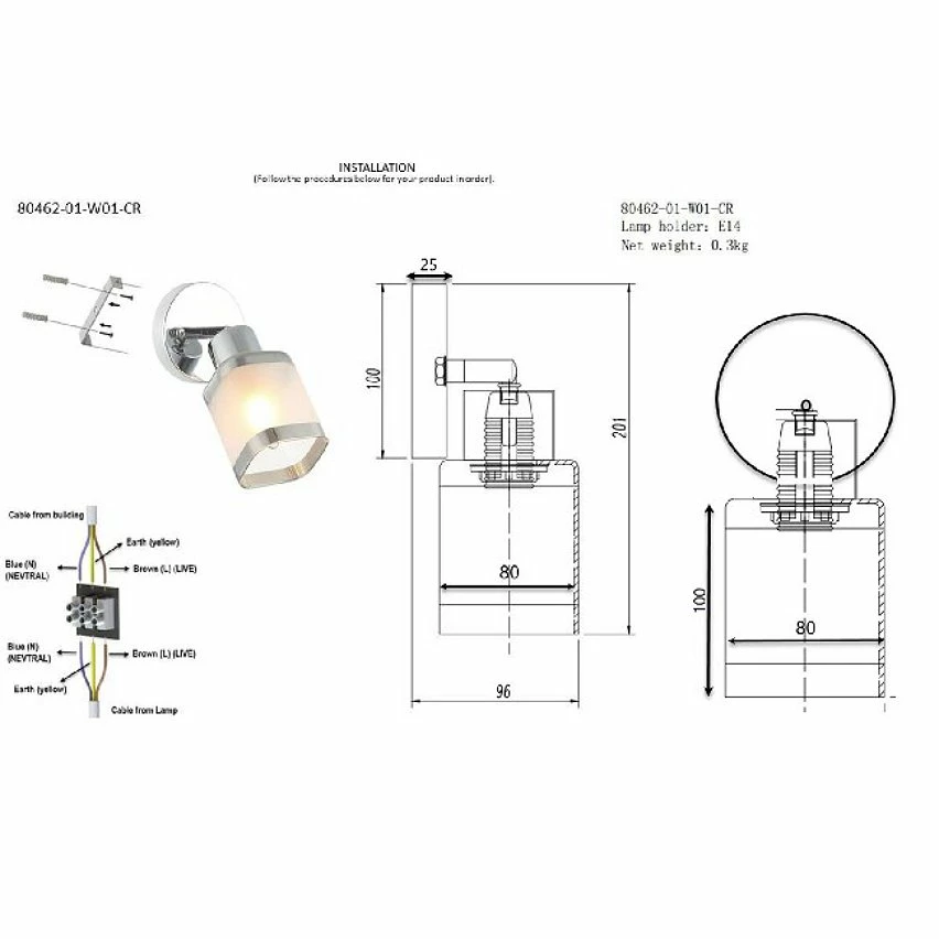 Acheter 🌟 HOMEMANIA Lampe murale Algo - Gris - 8 x 9,6 x 20 cm ✔️ 5 Acheter 🌟 HOMEMANIA Lampe murale Algo - Gris - 8 x 9,6 x 20 cm ✔️ – Image 3