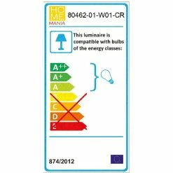 Acheter 🌟 HOMEMANIA Lampe murale Algo - Gris - 8 x 9,6 x 20 cm ✔️ 9 Acheter 🌟 HOMEMANIA Lampe murale Algo - Gris - 8 x 9,6 x 20 cm ✔️ -Atmosphera Soldes 8699508184866 4