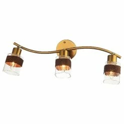 Top 10 👍 HOMEMANIA Lampe murale Solo - Or - 62 x 12 x 23,5 cm ❤️