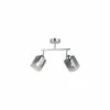 Meilleure affaire 🤩 HOMEMANIA Lampe de Plafond Rayo - Chrome - 10 x 36 x 32 cm 🥰 -Atmosphera Soldes 8699508185207 1