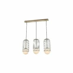 Offres đ HOMEMANIA Lampe de suspension Capola - Or - 15 x 68 x 110 cm đŻ