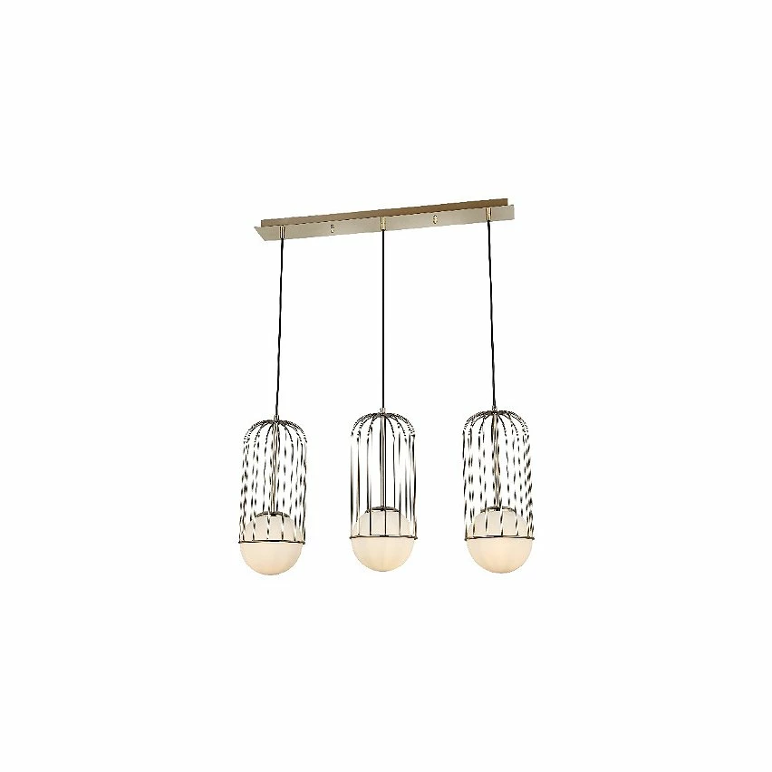 Offres 🎉 HOMEMANIA Lampe de suspension Capola - Or - 15 x 68 x 110 cm 💯 3 Offres 🎉 HOMEMANIA Lampe de suspension Capola - Or - 15 x 68 x 110 cm 💯