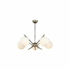 Tout neuf ❤️ HOMEMANIA Lampe de suspension Petos - Or - 66 x 66 x 72 cm 🧨