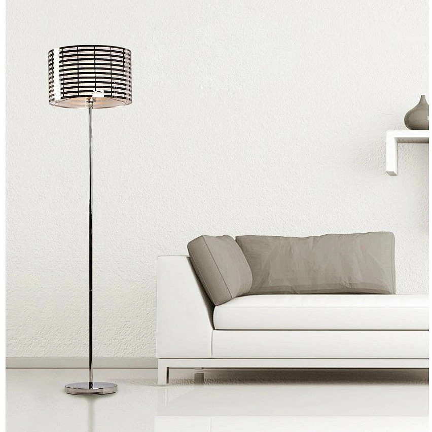 Meilleure affaire 😉 ATHM Design Lampadaire BRAMANTE Argent - abat jour metal pieds metal 🎁 4 Meilleure affaire 😉 ATHM Design Lampadaire BRAMANTE Argent - abat jour metal pieds metal 🎁 – Image 2