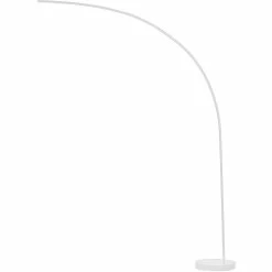 Bon marché ✨ ATHM Design Lampadaire NOVAK Blanc - pieds metal ❤️