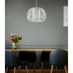 Tout neuf ⌛ ATHM Design Suspension LENNOX Blanc - abat jour Polypropylène ⭐ 15 Tout neuf ⌛ ATHM Design Suspension LENNOX Blanc - abat jour Polypropylène ⭐ -Atmosphera Soldes 8790266254034 7