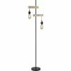 Acheter 😍 ATHM Design Lampadaire LUCIEN Noir - abat jour Metal Noir pieds Metal Noir ⌛