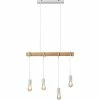 Bon marché 🌟 ATHM Design Suspension DETRA Blanc - Bois et Metal ❤️