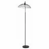 Coupon 🌟 ATHM Design Lampadaire TULMA Noir - abat jour Metal Noir pieds Metal Noir 🌟
