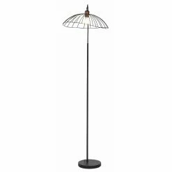Coupon 🌟 ATHM Design Lampadaire TULMA Noir - abat jour Metal Noir pieds Metal Noir 🌟 -Atmosphera Soldes 8790266422303 7