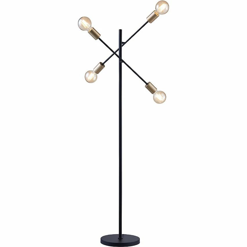 Budget 🔥 ATHM Design Lampadaire NIRA Noir - pieds Metal 🥰 3 Budget 🔥 ATHM Design Lampadaire NIRA Noir - pieds Metal 🥰