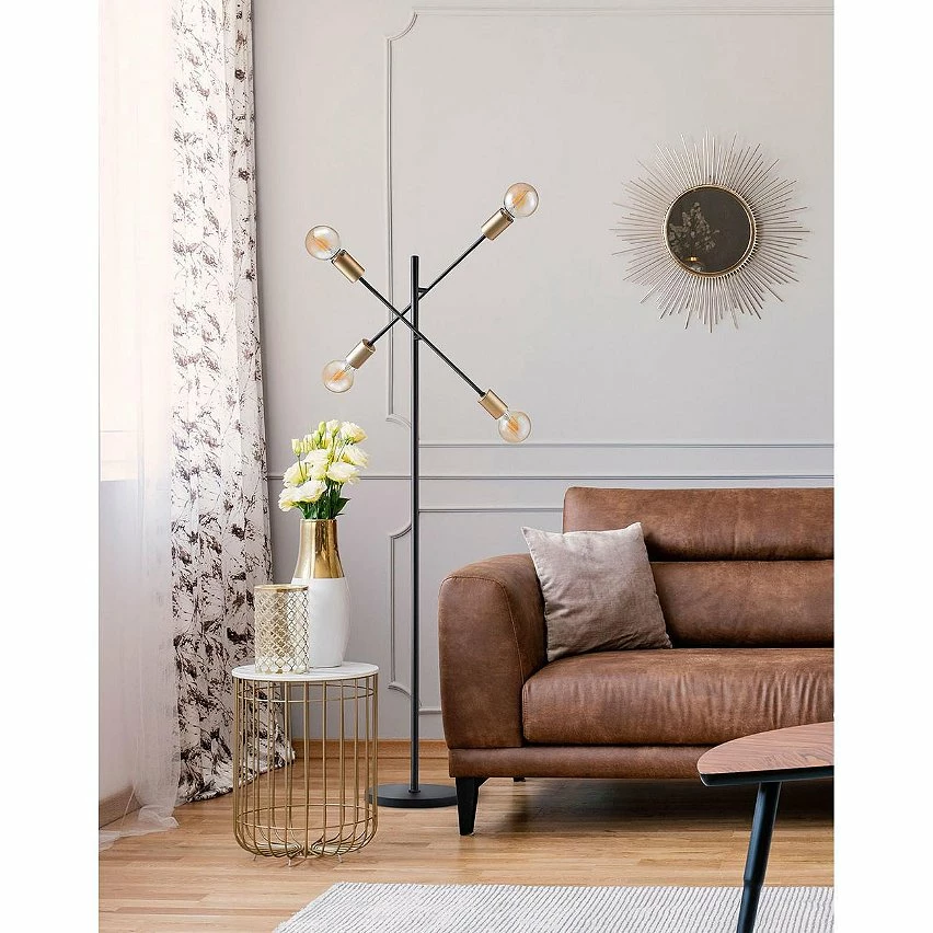 Budget 🔥 ATHM Design Lampadaire NIRA Noir - pieds Metal 🥰 4 Budget 🔥 ATHM Design Lampadaire NIRA Noir - pieds Metal 🥰 – Image 2