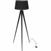 Top 10 ✔️ ATHM Design Lampadaire RENEE Noir - abat jour tissu pieds metal ❤️ -Atmosphera Soldes 8790266508304 1