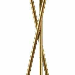 Sortie 🛒 ATHM Design Lampadaire MIKADO Noir - abat jour Tissu pieds Metal ⭐ -Atmosphera Soldes 8790266522775 4