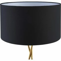 Sortie 🛒 ATHM Design Lampadaire MIKADO Noir - abat jour Tissu pieds Metal ⭐ -Atmosphera Soldes 8790266522775 6