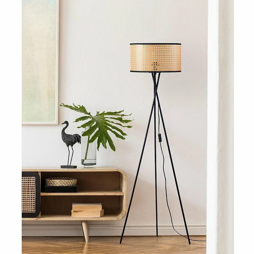 Grosses soldes 🔥 ATHM Design Lampadaire MIDO Noir - abat jour PVC pieds Metal 💯 4 Grosses soldes 🔥 ATHM Design Lampadaire MIDO Noir - abat jour PVC pieds Metal 💯 – Image 2