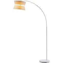 Top 10 😍 ATHM Design Lampadaire MORITZ Blanc - abat jour Tissu pieds metal 🔔 -Atmosphera Soldes 8790266611035 4