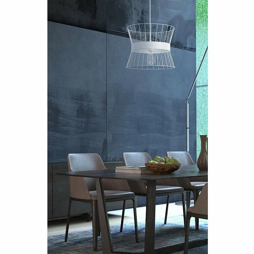 Meilleure affaire ✔️ ATHM Design Suspension CAGE Blanc - abat jour Metal 🛒 4 Meilleure affaire ✔️ ATHM Design Suspension CAGE Blanc - abat jour Metal 🛒 – Image 2