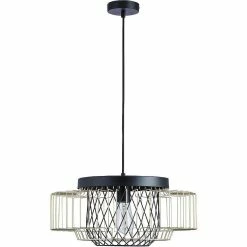 Promo ❤️ ATHM Design Suspension CAGO Noir - abat jour Metal 💯 -Atmosphera Soldes 8790266622772 3