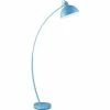 Coupon ✨ ATHM Design Lampadaire CARMELLA Bleu - abat jour Metal pieds Metal 🎉