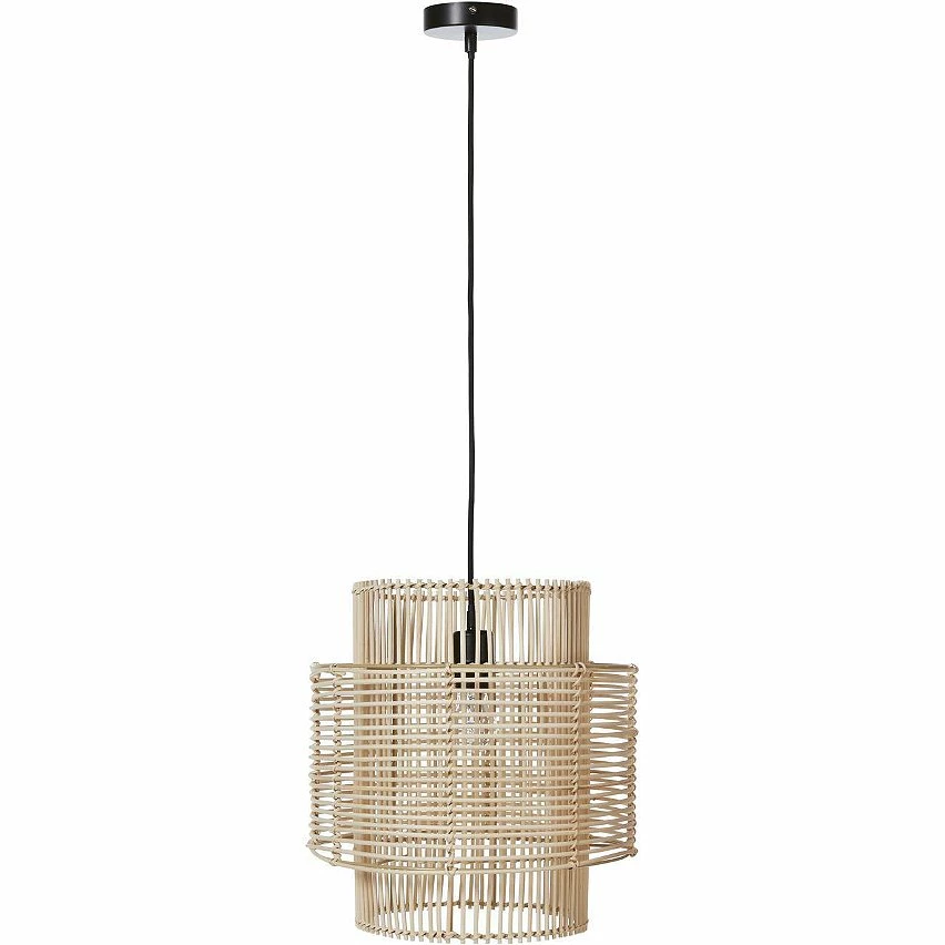 Sortie ⭐ ATHM Design Suspension LEORA Beige - abat jour Rotin 🧨 3 Sortie ⭐ ATHM Design Suspension LEORA Beige - abat jour Rotin 🧨