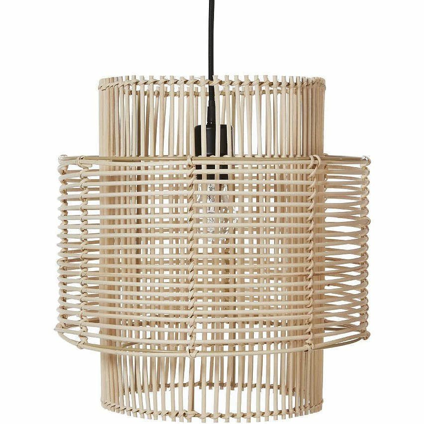 Sortie ⭐ ATHM Design Suspension LEORA Beige - abat jour Rotin 🧨 5 Sortie ⭐ ATHM Design Suspension LEORA Beige - abat jour Rotin 🧨 – Image 3
