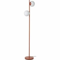 Les meilleures critiques de 🧨 ATHM Design Lampadaire RETRO Marron - abat jour verre pieds metal brossé ✔️ -Atmosphera Soldes 8790268406233 4