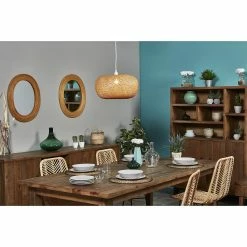 Promo ✨ ATHM Design Suspension ANDERSON Beige - abat jour bamboo 🤩 -Atmosphera Soldes 8790268918828 5