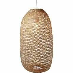 Coupon 👍 ATHM Design Suspension BAYRON Beige - abat jour bamboo 🔥 -Atmosphera Soldes 8790268921170 4